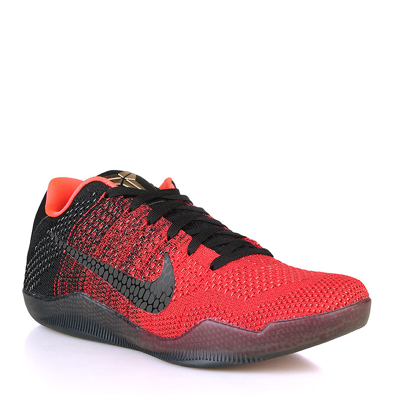 мужские красные баскетбольные кроссовки Nike Kobe XI Elite Low 822675-670 - цена, описание, фото 1
